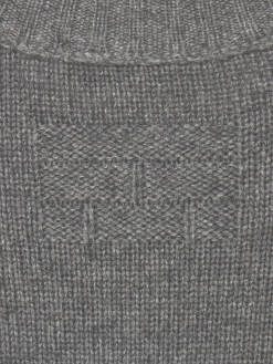 Cashmere Crewneck Sweater in Gris