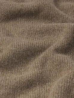 Cashmere Crewneck Sweater in Soft Mocha