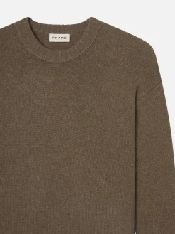 Cashmere Crewneck Sweater in Soft Mocha