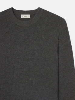 Cashmere Crewneck Sweater in Dark Grey