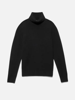 Cashmere Turtleneck in Noir