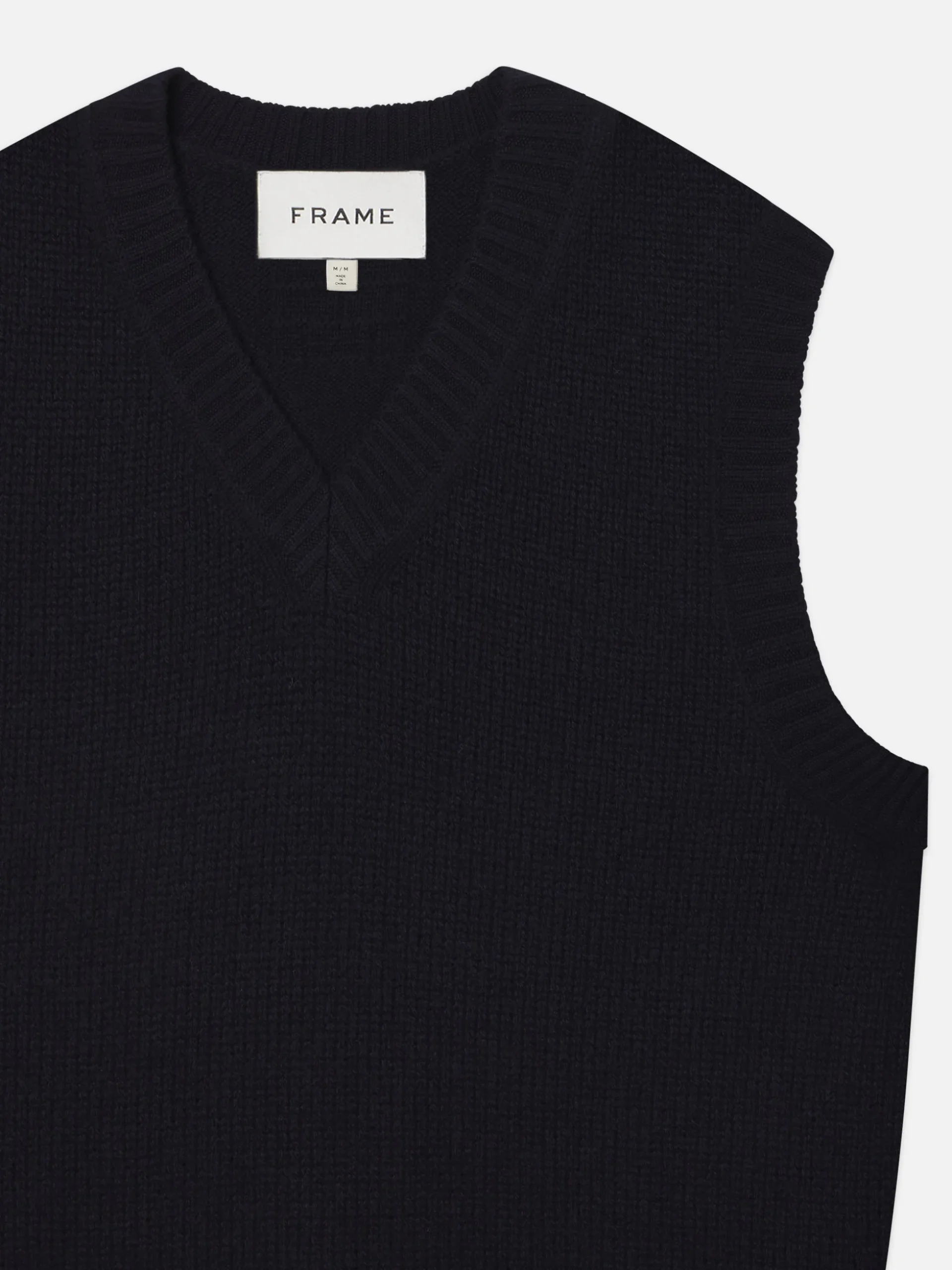 Cashmere Vest in Navy