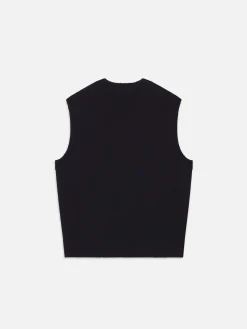 Cashmere Vest in Navy