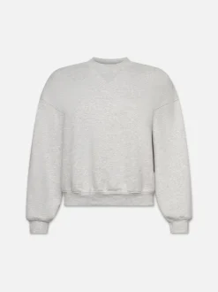 Classic Crew Sweatshirt in Heather Grey