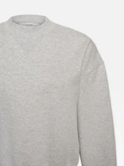 Classic Crew Sweatshirt in Heather Grey
