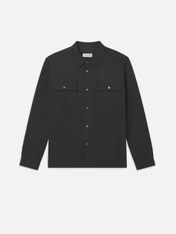 Classic Flannel Shirt in Grey Melange