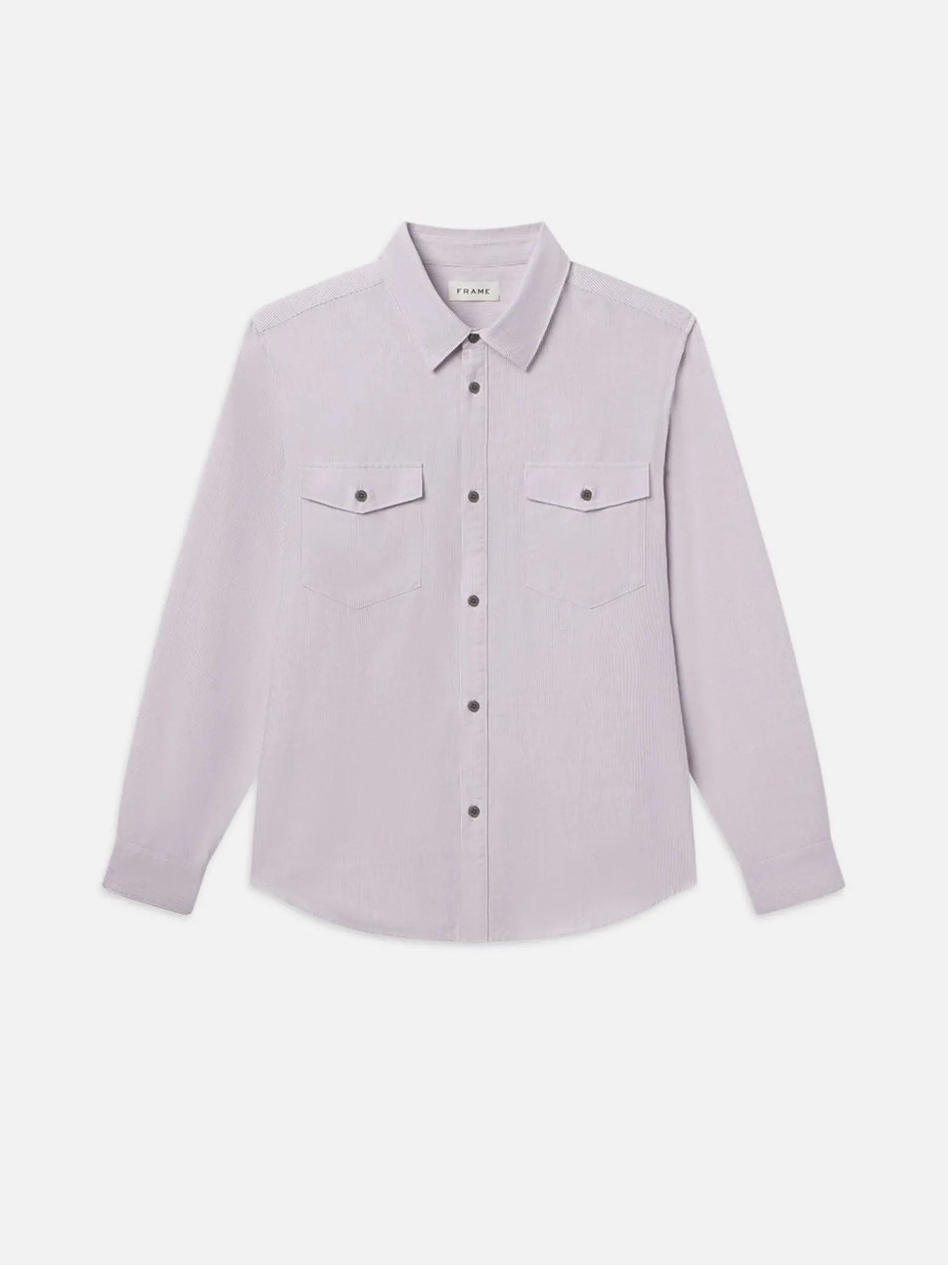 Classic Oxford Shirt in Lavender Stripe
