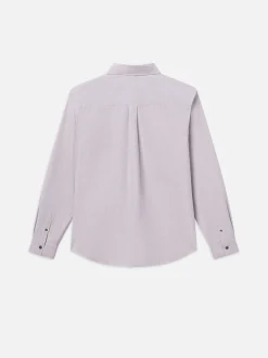 Classic Oxford Shirt in Lavender Stripe