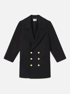 Classic Peacoat in Black
