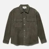 Clean Suede Shirt in Mocha