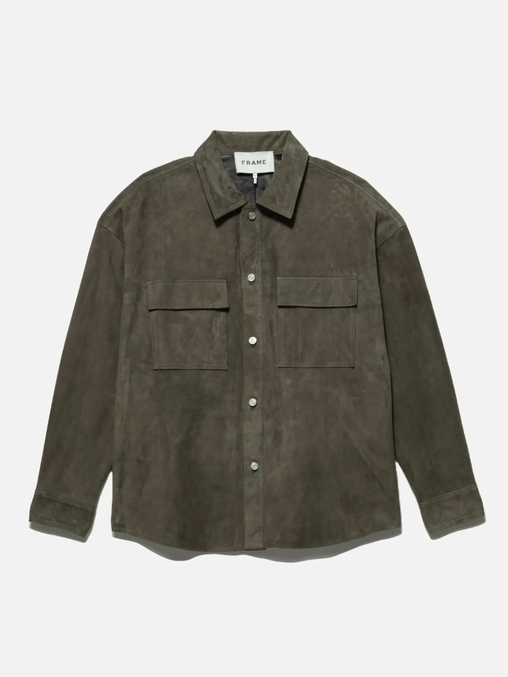 Clean Suede Shirt in Mocha
