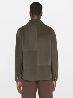 Clean Suede Shirt in Mocha