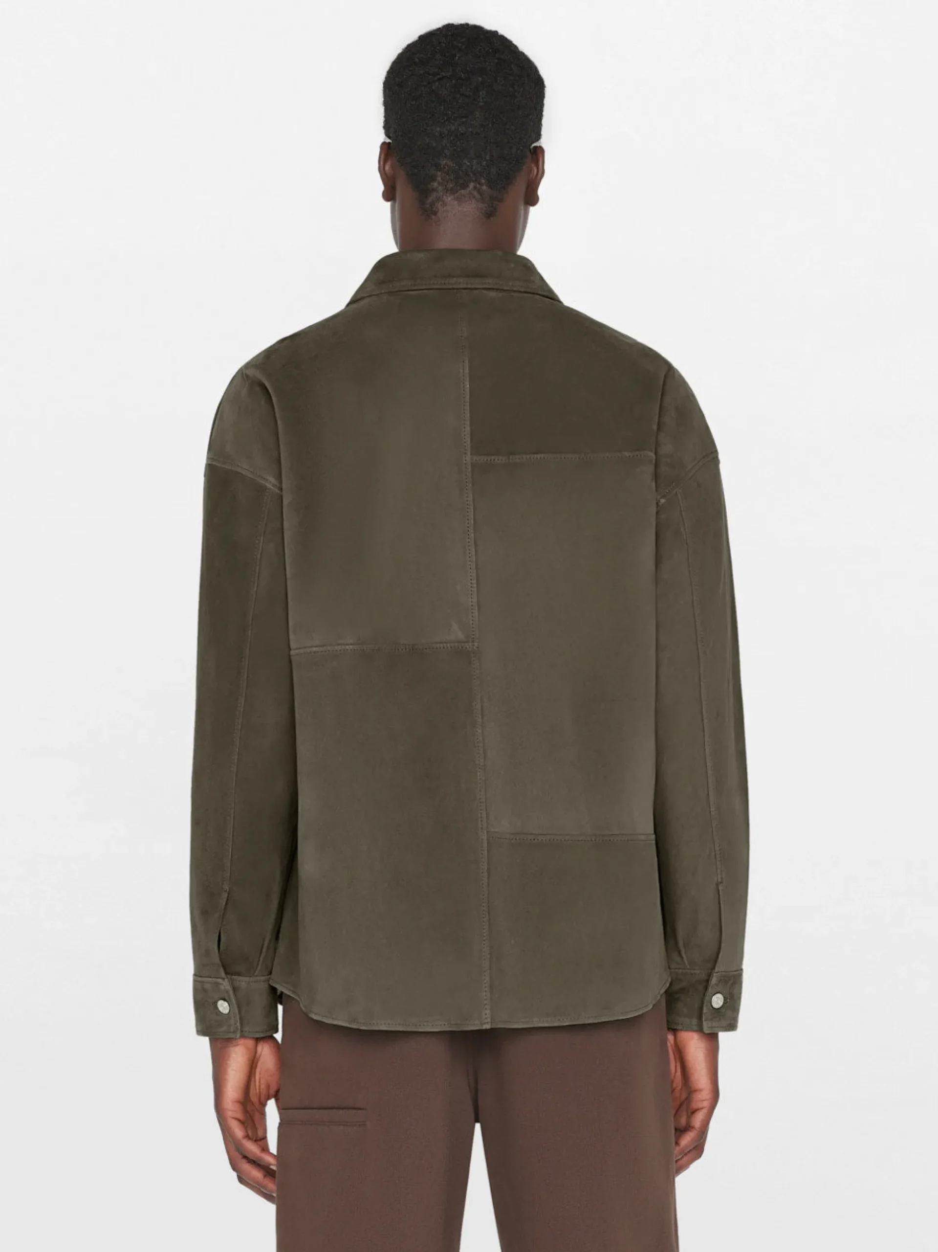Clean Suede Shirt in Mocha