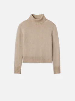 Clean Turtleneck Sweater in Oatmeal Heather