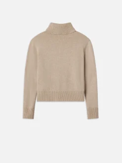 Clean Turtleneck Sweater in Oatmeal Heather