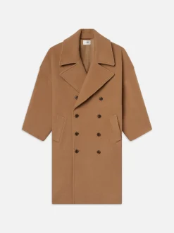 Cocoon Coat in Camel