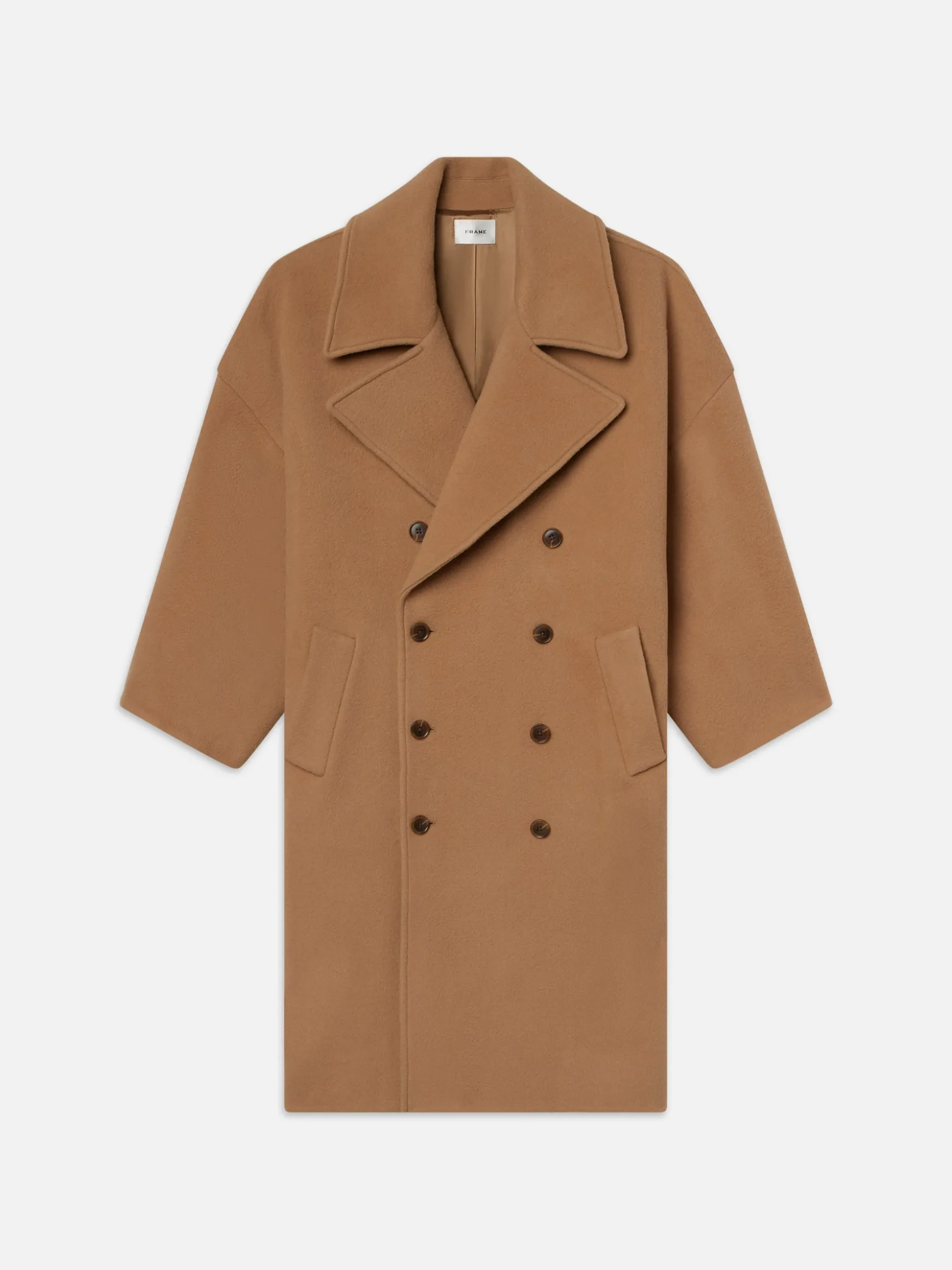 Cocoon Coat in Camel