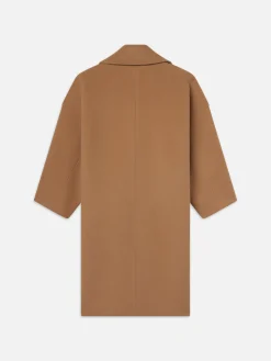 Cocoon Coat in Camel