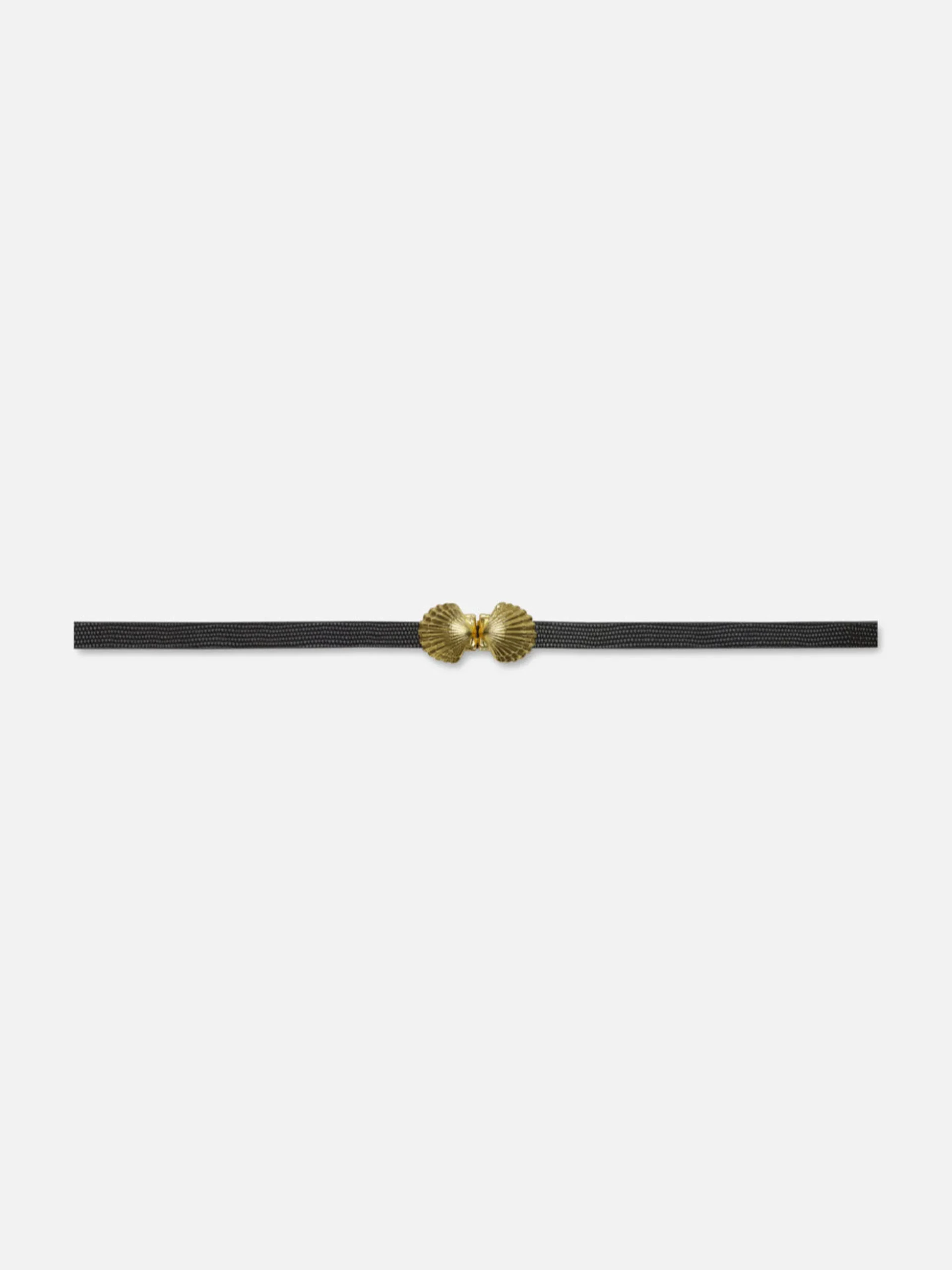 Coquillage Belt in Black