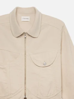 Corduroy Heart Jacket in Ecru