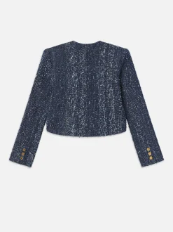 Denim Boucle Jacket in Magic