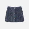 Denim Boucle Skirt in Magic