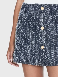 Denim Boucle Skirt in Magic