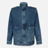 Denim Power Jacket in Luxor