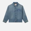Denim Shirt Jacket in Frequency