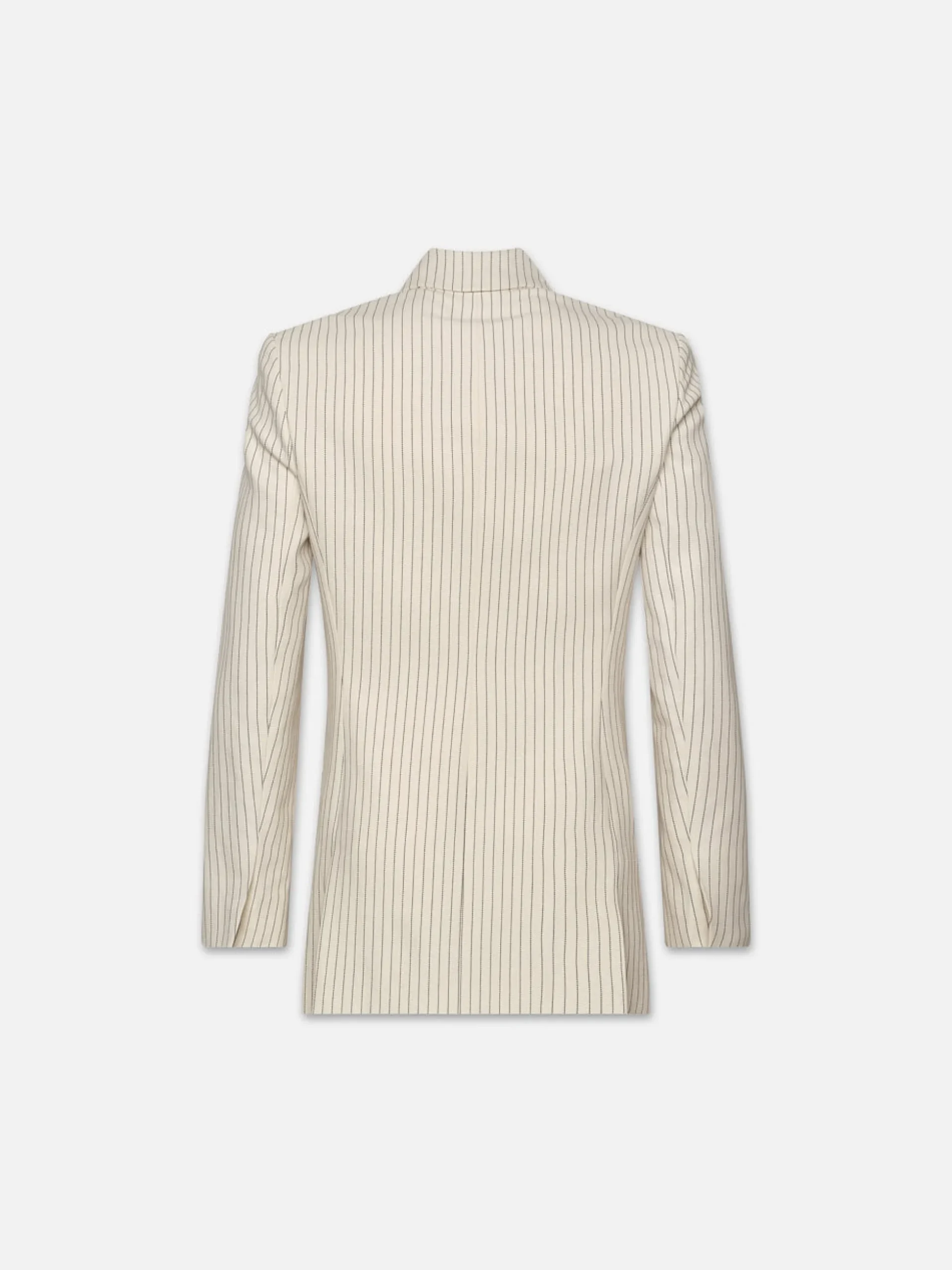 Double Breasted Blazer in Cream Multi