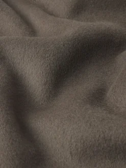 Double Face Shirt Jacket in Dark Taupe