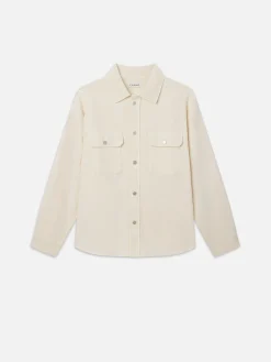 Double Pocket Overshirt in Natural