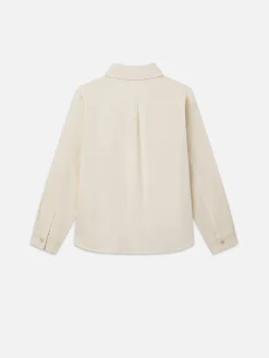Double Pocket Overshirt in Natural