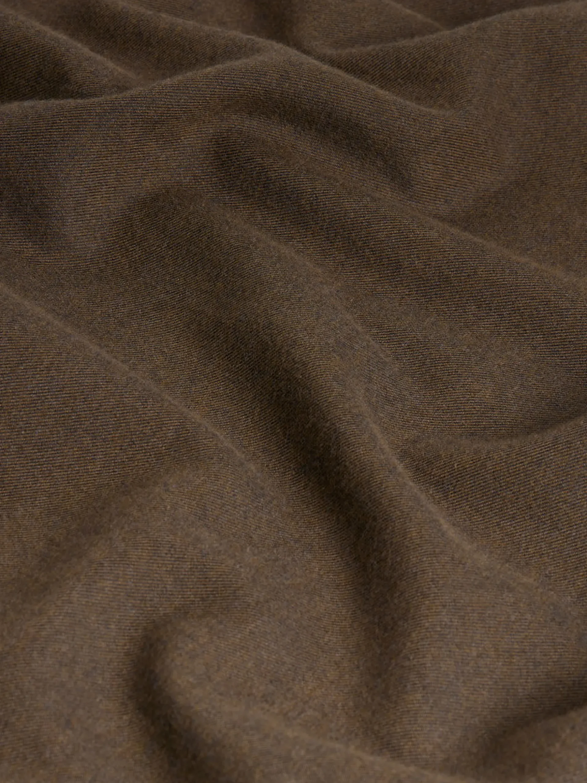 Double Pocket Wool Blend Shirt in Soft Mocha