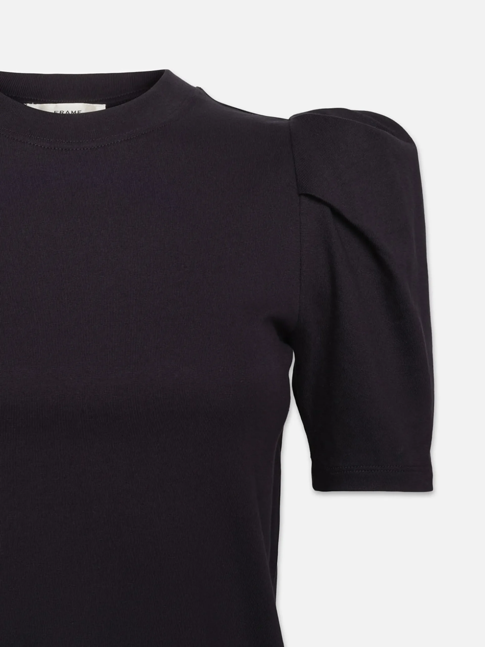 Draped Femme Tee in Navy