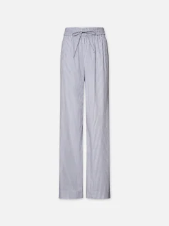 Drawstring Lounge Pant in Dark Chambray Multi