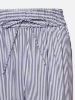 Drawstring Lounge Pant in Dark Chambray Multi