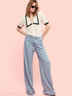 Drawstring Wide Leg in Calabria