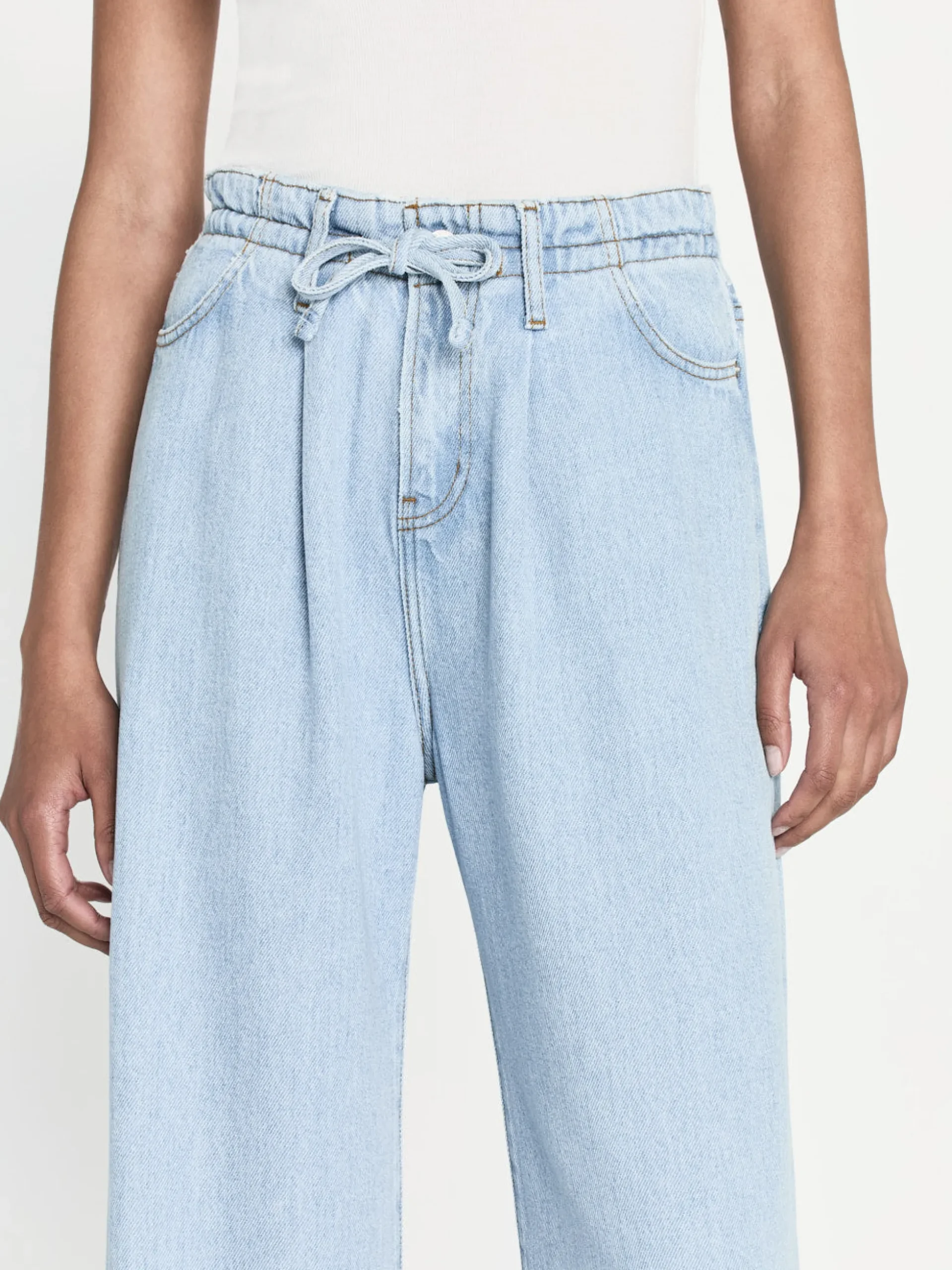 Drawstring Wide Leg in Calabria