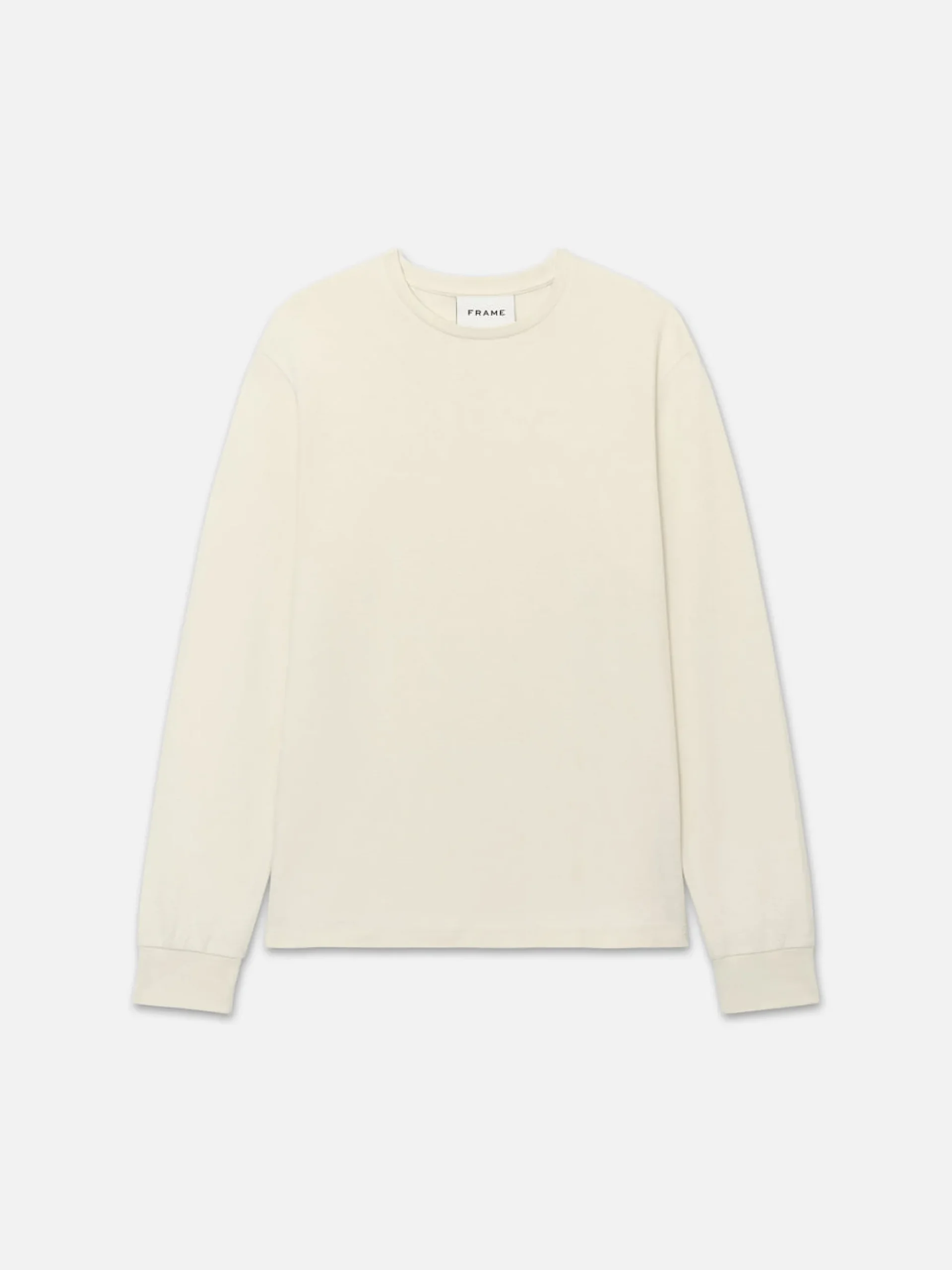Duo Fold Crew in White Canvas