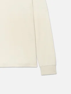 Duo Fold Crew in White Canvas