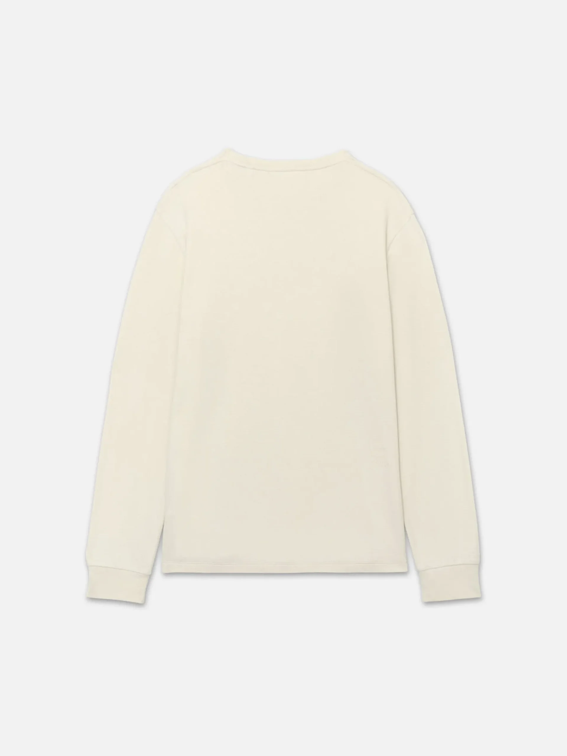 Duo Fold Crew in White Canvas