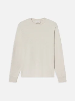 Duo Fold Long Sleeve Crew in Oatmeal Heather