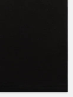 Duo Fold Long Sleeve Crew in Noir