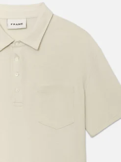 Duo Fold Polo in White Canvas