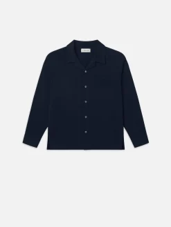 Duo Fold Relaxed Shirt in Navy