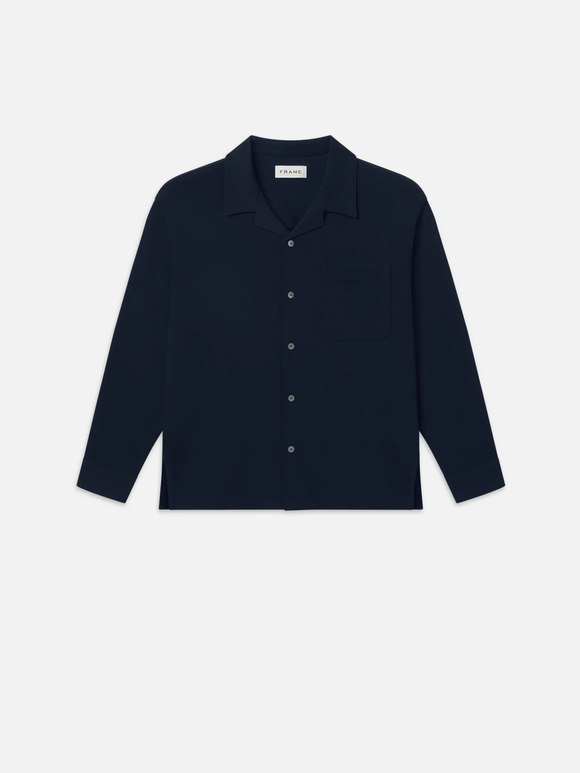 Duo Fold Relaxed Shirt in Navy