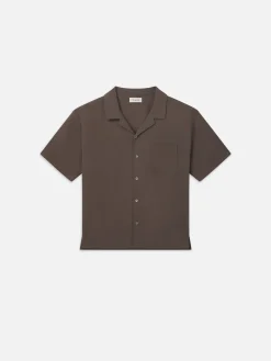 Duo Fold Relaxed Shirt in Taupe