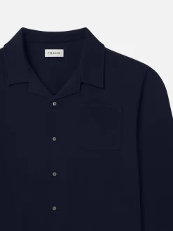 Duo Fold Relaxed Shirt in Navy