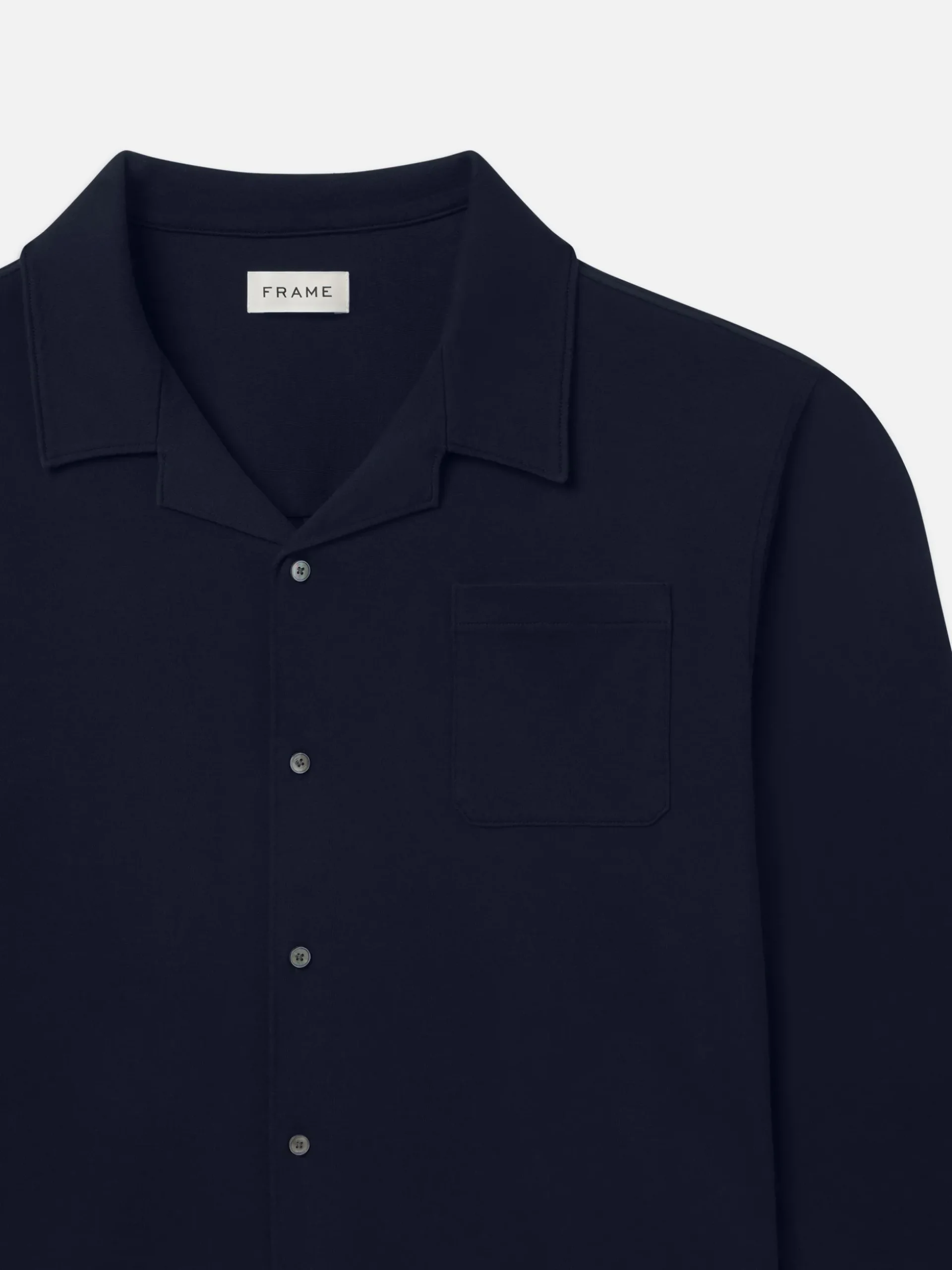 Duo Fold Relaxed Shirt in Navy